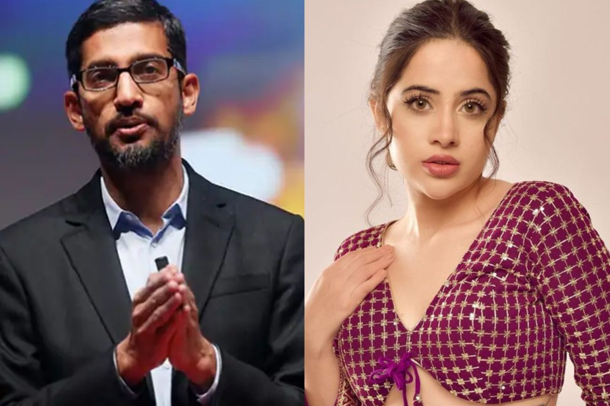 गुगलचे सीईओ सुंदर पिचाई यांच्यापेक्षा दीड पट्टीनं जास्त कमावते उर्फी जावेद