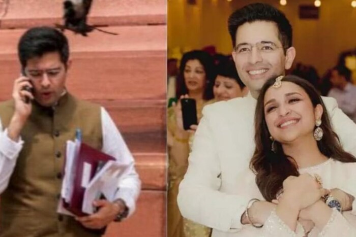 बॉलिवूड अभिनेत्री परिणीती चोप्राचा होणार नवरा म्हणजे आम आदमी पार्टीचे खासदार राघव चढ्ढा यांच्यावर संसद भवनाच्या आवारात कावळ्याने हल्ला केला आहे.
