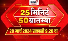 25 Min 50 Batamya : तुळजापूर शहरावर पाणीटंचाईचं संकट | Marathi News