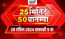 25 Min 50 Batmya | 28 April 2024 | Maharashtra Politics | Lok Sabha Election | Marathi News