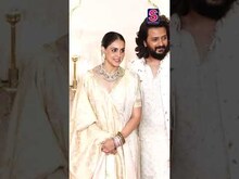 Anant Ambani and Radhika  Wedding : राधिका अनंतच्या लग्नासाठी पोहोचले जेनिलिया आणि रितेश देशमुख