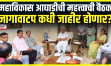 MVA Meeting On Seat Allocation | महाविकास आघाडीची महत्त्वाची बैठक,  जागावाटप कधी जाहीर होणार?