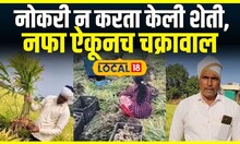 Farmers Success Story: शेतीतून 6महिन्यात कमावला तब्बल इतका नफा Chhatrapati Sambhaji Nagar | Local 18