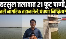 Sambhaji Nagar Water Crisis: तलावात पाणी मुबलक,तरी जनता तहानलेली? Harsul Talab Lake N18V