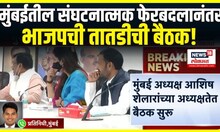 Mumbai BMC Elections: संघटनात्मक फेरबदलानंतर भाजपची तातडीची बैठक