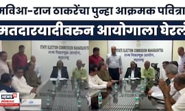 MVA Meet Election Commission  | विरोधक आयोगाच्या भेटीला | Raj Thackeray Uddhav Thackeray