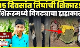 Shirur News | 15 दिवसांत काय घडलं? बिबट्याची दहशत! 3 ठार, शिरुरमध्ये हाहाकार Shirur Bibtya | N18V