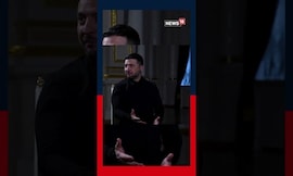 Light goes off during Zelenskiy interview amid power outages in Ukraine|