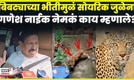 Ganesh Naik On Leopard Attack News | बिबट्याचा हल्ला कसा रोखता येणार? नाईकांचं मोठं विधान N18V