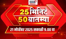 25 Min 50 Batmya | Marathi Fast News |  Palika Election | BJP | Thackeray | Shinde | Fadnavis