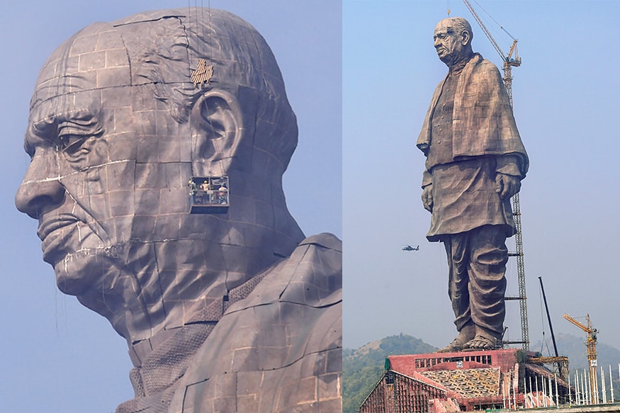statue of unity height in feet