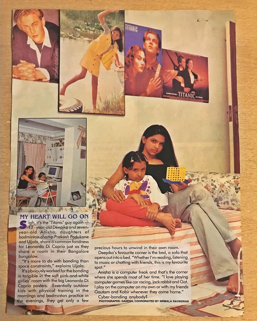 ಬೆಂಗಳೂರಿನ ಮನೆಯಲ್ಲಿ ತಂಗಿ ಅನಿಶಾ ಜತೆ ದೀಪಿಕಾ