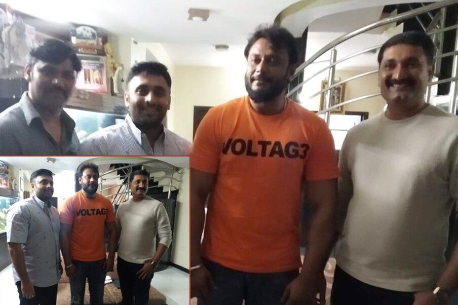  'ದಿ ವಿಲನ್'​ ನಿರ್ಮಾಪಕನಿಗೆ ದಚ್ಚು ಜತೆ ಸಿನಿಮಾ ಮಾಡುವ ಆಸೆ ಇದೆಯಂತೆ. ಹಾಗಾದರೆ ಸಿನಿಮಾಗಾಗಿಯೇ ಈ ಭೇಟಿ ನಡೆದಿದೆ ಎಂಬ ಸುದ್ದಿ ಗಾಂಧಿನಗರದ ಗಲ್ಲಿಗಳಲ್ಲಿ ಹರಿದಾಡುತ್ತಿದೆ.