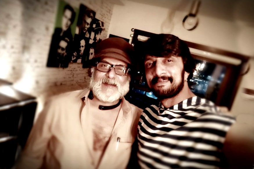 Ravichandran met Sudeep in Hyderabad