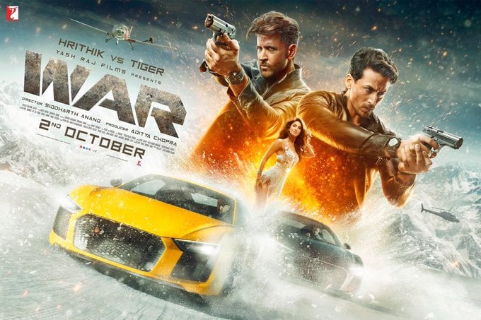 Hrithik Roshan and Tiger Shroff Look Ready for an Epic Fight in New War Poster