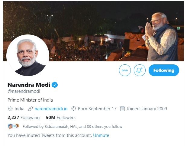 modi twitter
