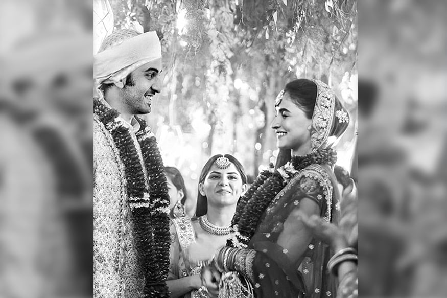 Fan Made photo of Ranbir and Alia Marriage photo