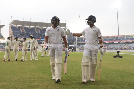 India vs South Africa: ರೋಹಿತ್-ರಹಾನೆ ಭರ್ಜರಿ ಆಟ; ಮೊದಲ ದಿನದಾಟದ ಅಂತ್ಯಕ್ಕೆ ಭಾರತ 224-3 India vs South Africa: ರೋಹಿತ್-ರಹಾನೆ ಭರ್ಜರಿ ಆಟ; ಮೊದಲ ದಿನದಾಟದ ಅಂತ್ಯಕ್ಕೆ ಭಾರತ 224-3