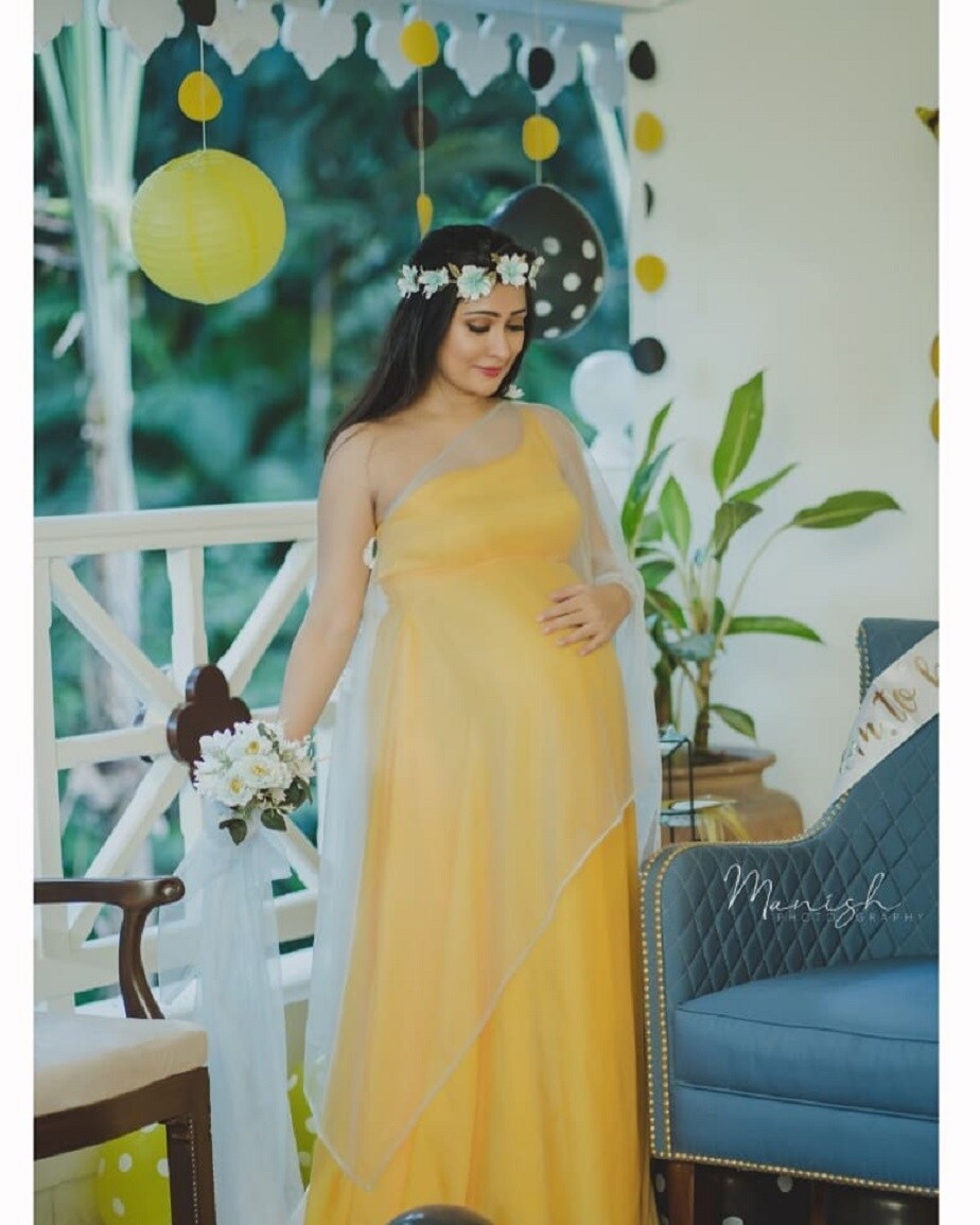 Radhika Pandith shared her baby shower photos in her Instagram