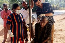 ಹೆದ್ದಾರಿ ಪಾಲಾಗಿದ್ದ ಮಾನಸಿಕ ಅಸ್ವಸ್ಥನಿಗೆ ಮರು ಜೀವ ನೀಡಿದ ಮಹಿಳೆ