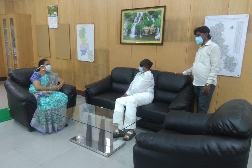 Vatal Nagaraj meets Ramanagar DC Archana