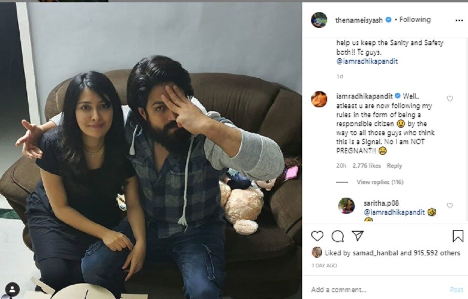 Radhika Pandit clarifies about her third pregnancy