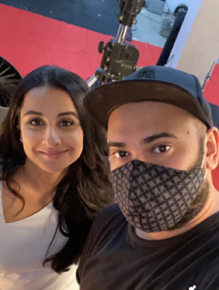 actress vidya balan returns to shoot after 4 months amid the covid 19 pandemic shares photo