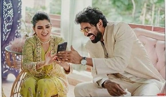 rana daggubati poses for camera with his uncle venkatesh and father suresh babu befor his wedding