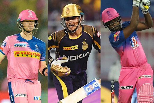  ಹಾಗೆಯೇ ಉಭಯ ತಂಡಗಳು ಕೂಡ ಸಮಬಲದಿಂದ ಕೂಡಿದೆ. ಆರ್​ಆರ್ ಪರ ಸಿಡಿಲಮರಿಯಾಗಿ ಸಂಜು ಸ್ಯಾಮ್ಸನ್​ ಇದ್ದರೆ, ಅತ್ತ ಕೆಕೆಆರ್​ ಪರ ದೈತ್ಯ ಆಂಡ್ರೆ ರಸೆಲ್ ಎಂಬ ಡೇಂಜರಸ್ ಬ್ಯಾಟ್ಸ್​ಮನ್ ಇದ್ದಾರೆ. ಇಲ್ಲಿ ಸ್ಮಿತ್ ಆರ್ಭಟಿಸಿದ್ರೆ, ಅಲ್ಲಿ ಇಯಾನ್ ಮೋರ್ಗನ್ ಭರ್ಜರಿ ಬ್ಯಾಟಿಂಗ್ ಮಾಡುತ್ತಿದ್ದಾರೆ.