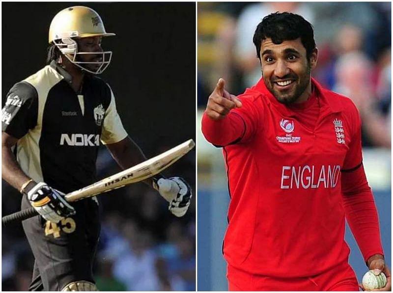  3- ರವಿ ಬೋಪಾರ: ಐಪಿಎಲ್ 2010 ರ ಸೀಸನ್​ನಲ್ಲಿ ಕ್ರಿಸ್ ಗೇಲ್ ಕೋಲ್ಕತಾ ನೈಟ್ ರೈಡರ್ಸ್ ತಂಡದ ಪರ ಕಣಕ್ಕಿಳಿಯುತ್ತಿದ್ದರು. ಟೂರ್ನಿಯ 7 ನೇ ಪಂದ್ಯದಲ್ಲಿ ಕೆಕೆಆರ್ ಹಾಗೂ ಕಿಂಗ್ಸ್ ಇಲೆವೆನ್ ಪಂಜಾಬ್ ತಂಡ ಮುಖಾಮುಖಿಯಾಗಿತ್ತು. ಪಂಜಾಬ್ ತಂಡದ 13ನೇ ಓವರ್ ಎಸೆಯಲು ಬಂದಿದ್ದು ರವಿ ಬೋಪಾರ. ಇತ್ತ ಕ್ರೀಸ್​ನಲ್ಲಿ ಕ್ರಿಸ್ ಗೇಲ್ ಹಾಗೂ ಮನೋಜ್ ತಿವಾರಿ.