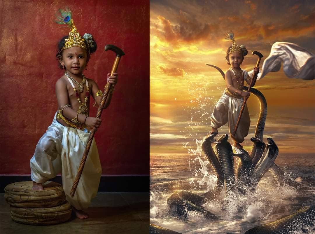Angry Hanuman Fame artist Karan Acharya is working on Different Kind of photos