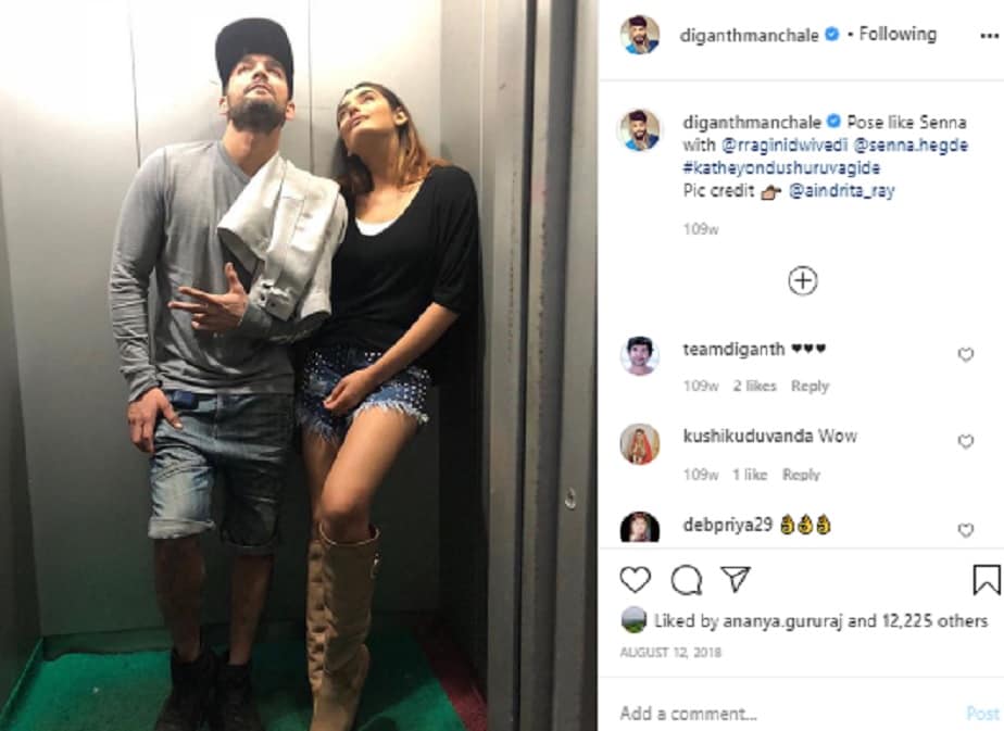 Diganth Manchale, Aindrita Ray, Sandalwod, Drug Mafia, Ragini, Shivakumar, Drug Mafia in Sandalwood CCB police issued notice , Diganth and Aindrita RayDrug Mafia in Sandalwood CCB police issued notice to Diganth and Aindrita Ray