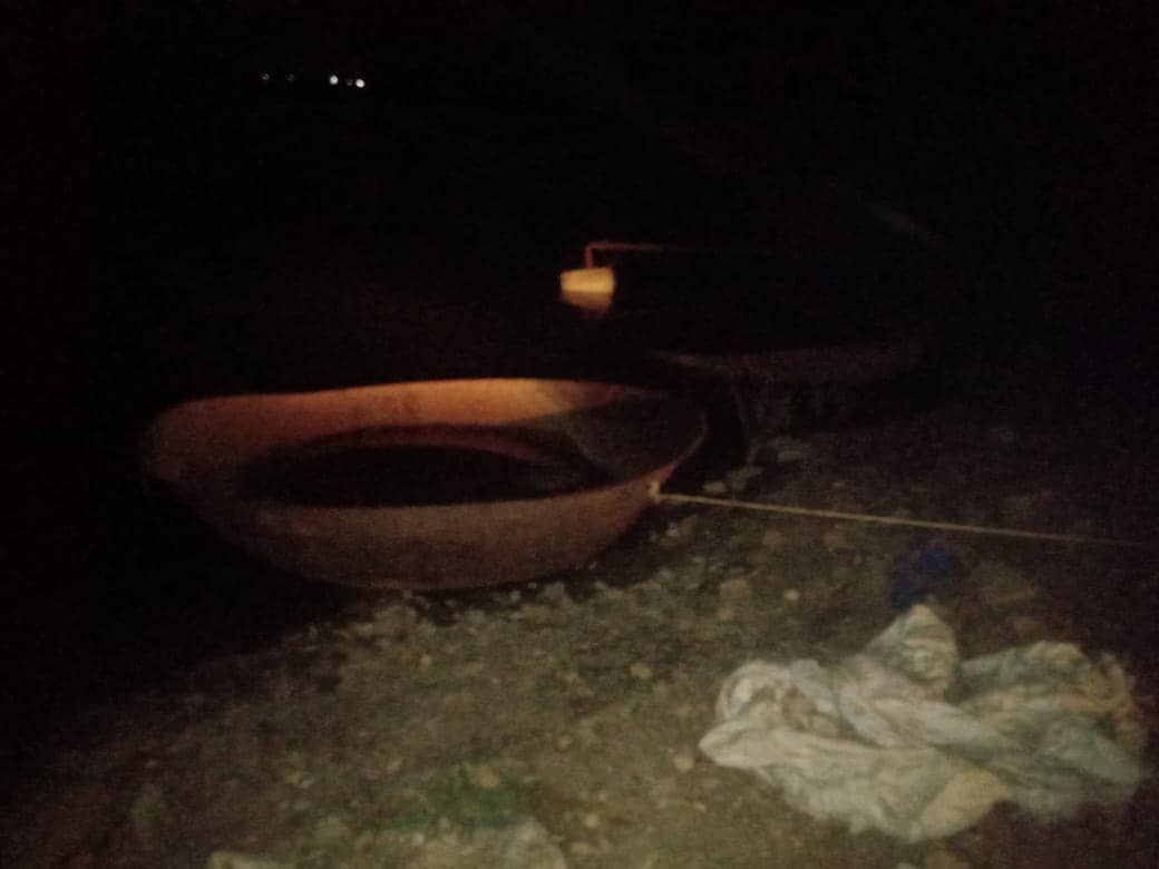 Illegal sand mining in Davangere