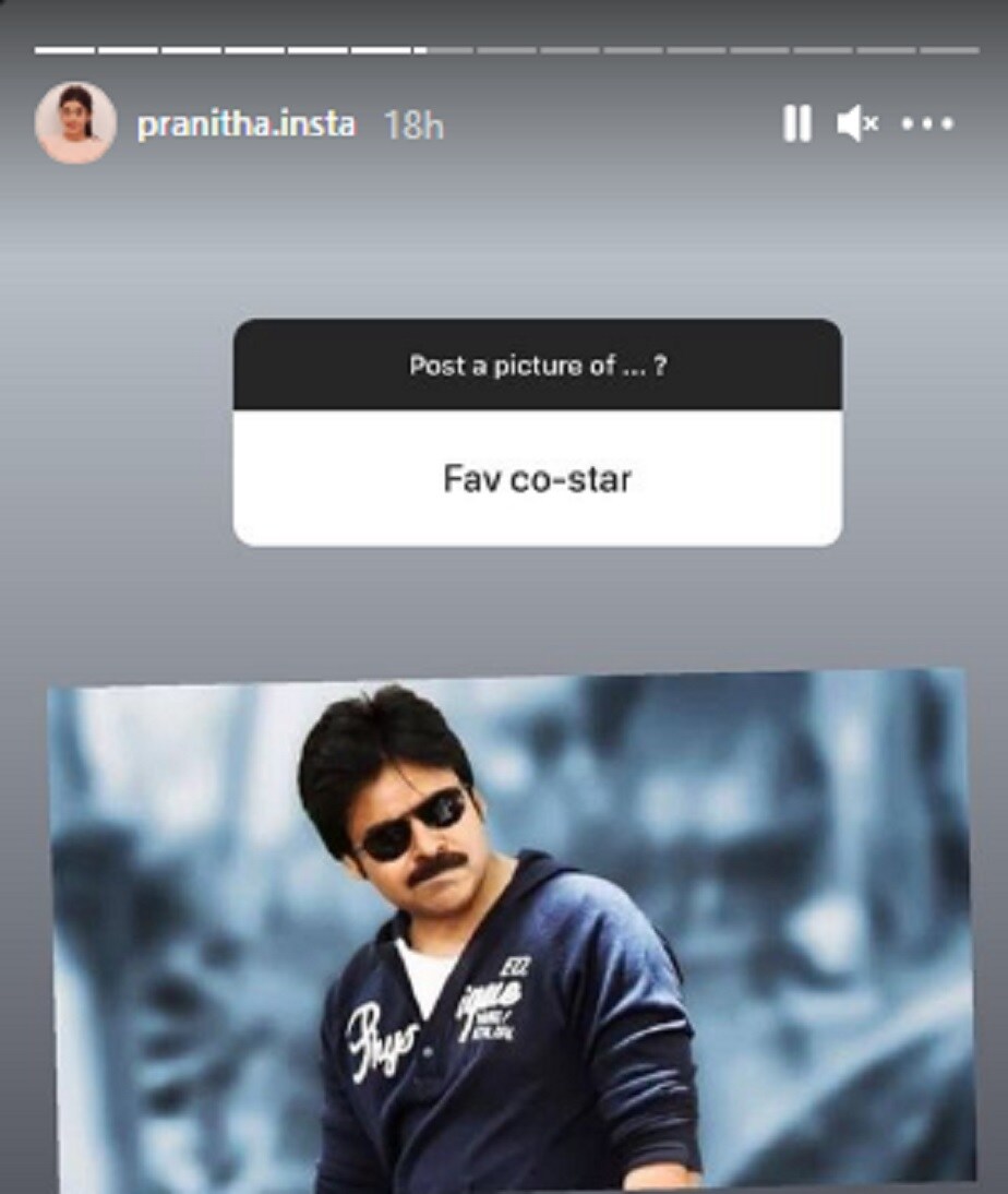 Pranitha Subhash posted about DBoss Darshan and power star Pawan Kalyan