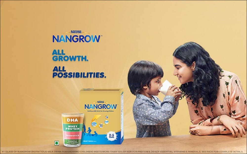 ಮಕ್ಕಳ ಬೆಳವಣಿಗೆಗೆ Nestle Nangrow
