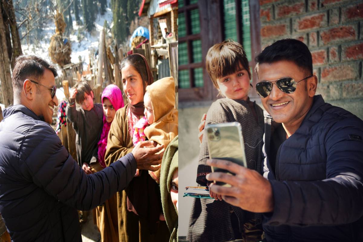 Puneeth rajkumar, james kannada movie, james movie shooting Kashmir, james movie Kashmir Shooting Photos viral, ಪುನೀತ್ ರಾಜ್ ಕುಮಾರ್, ಜೇಮ್ಸ್ ಸಿನಿಮಾ, ಕಾಶ್ಮೀರದಲ್ಲಿ ಜೇಮ್ಸ್ ಸಿನಿಮಾದ ಚಿತ್ರೀಕರಣ, ಜೇಮ್ಸ್ ಸಿನಿಮಾದ ಕಾಶ್ಮೀರದ ಫೋಟೋಗಳು ವೈರಲ್, Oorigobba Raaja Song, Oorikokka Raaja telugu Song, Yuvrathnaa, ಊರಿಗೊಬ್ಬ ರಾಜ ವಿಡಿಯೋ ಹಾಡು, ಊರಿಕೊಕ್ಕ ರಾಜ ತೆಲುಗು ವಿಡಿಯೋ ಹಾಡು, ಯುವರತ್ನ, ಪುನೀತ್ ರಾಜ್ಕುಮಾರ್, ಸಂತೋಷ್ ಆನಂದ್ ರಾಮ್, movie 3rd song Paatashaala, Puneeth Rajkumar, Sandalwood, Yuvarathnaa Release date, Yuvarathnaa single, Santhosh Anand Ram, Thaman, Puneeth rajkumar, New Workout Video, ಯುವರತ್ನ ರಿಲೀಸ್ ದಿನಾಂಕ, ಪುನೀತ್, ಯುವರತ್ನ ಬಿಡುಗಡೆ ದಿನಾಂಕ, Puneeth Rajkumar Workout, Yuvarathnaa, Santhosh Anand Ram, Puneeth Rajkumar Twitter, Puneeth Rajkumar Instagram, ಪುನೀತ್ ರಾಜ್ಕುಮಾರ್, ಫಿಟ್ನೆಸ್ ವಿಡಿಯೋ, ಹೊಸ ವಿಡಿಯೋ ಹಂಚಿಕೊಂಡ ಪುನೀತ್ ರಾಜ್ಕುಮಾರ್, ಯುವರತ್ನ, ಸಂತೋಷ್ ಆನಂದ್ ರಾಮ್, Puneeth Rajkumar is roaming in Kashmir here is the photos from James movie set ae