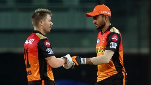 David Warner,Manish Pandey