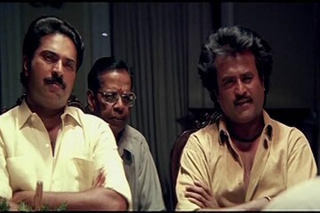  ದಳಪತಿ ಚಿತ್ರದಲ್ಲಿ ರಜನಿಕಾಂತ್ ಮಮ್ಮುಟ್ಟಿ ಜೊತೆ ನಟಿಸಿದ್ದರು. ಮಣಿರತ್ನಂ ನಿರ್ದೇಶನದ ಈ ಚಿತ್ರದಲ್ಲಿ ಮಮ್ಮುಟ್ಟಿ ತಮಿಳು ಮತ್ತು ತೆಲುಗಿನಲ್ಲಿ ಕಾಣಿಸಿಕೊಂಡರೆ, ಮಲಯಾಳಂನಲ್ಲಿ ಭಾಷೆಯಲ್ಲಿ ರಜನಿಕಾಂತ್​ ಪಾತ್ರ ಸಾಯುತ್ತದೆ. ವಿಭಿನ್ನ ಭಾಷೆಗಳಲ್ಲಿ ಎರಡು ಕ್ಲೈಮ್ಯಾಕ್ಸ್‌ಗಳನ್ನು ಚಿತ್ರೀಕರಿಸಿದ ಮೊದಲ ಚಿತ್ರ ಇದಾಗಿದೆ.