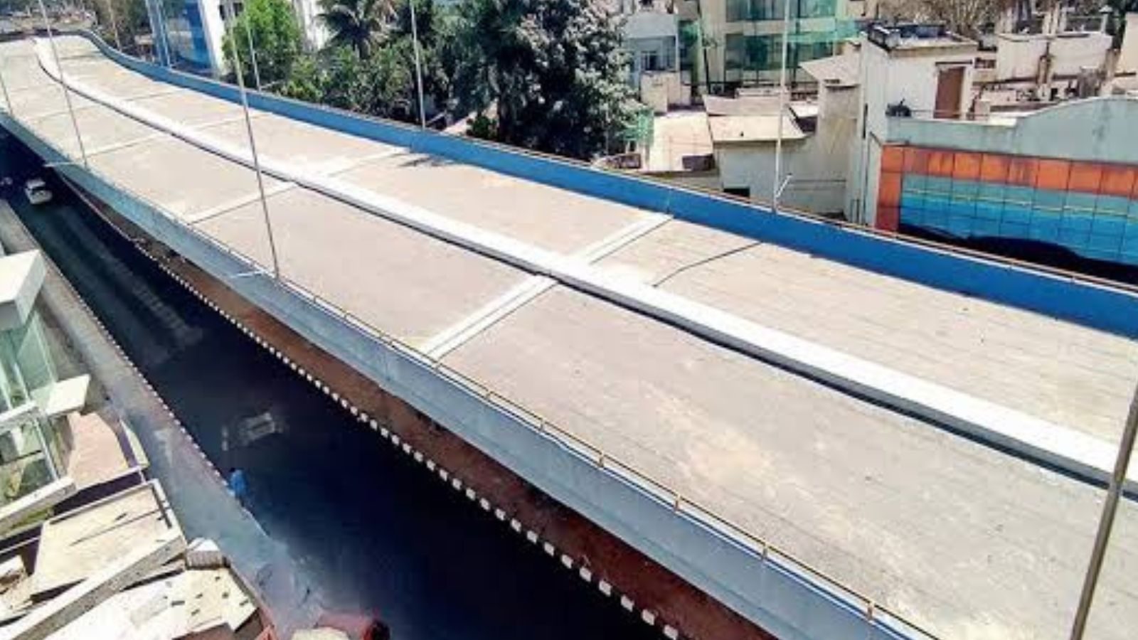New Steel bridge construction Public complaints ahtv mrq Bengaluru