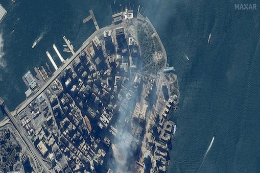 9/11 ಭಯೋತ್ಪಾದಕ ದಾಳಿಯ ಉಪಗ್ರಹ ಚಿತ್ರ