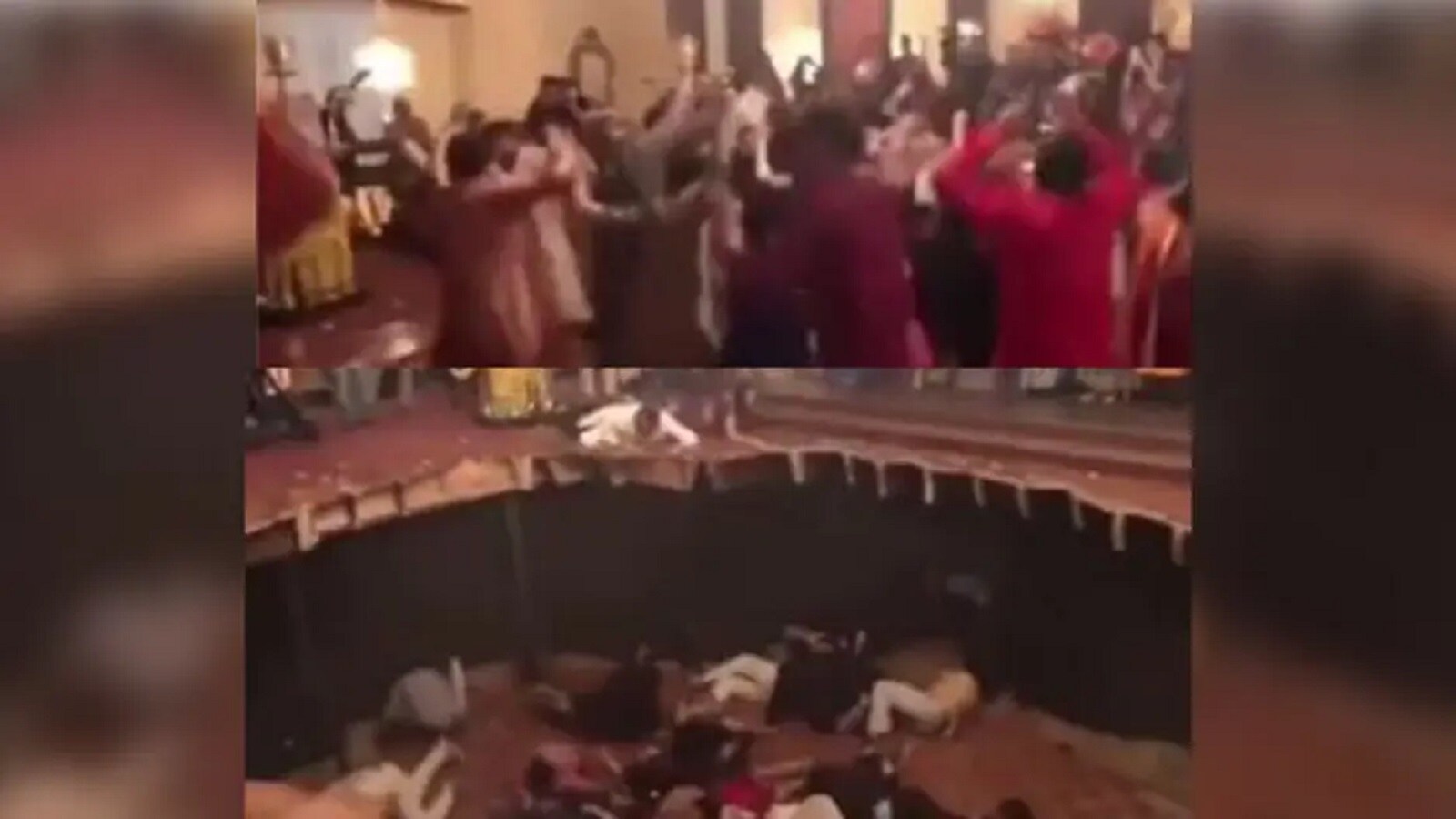 The wedding dance floor collapsed and the guests fell down, the video went  viral – News18 Kannada IG News | IG News
