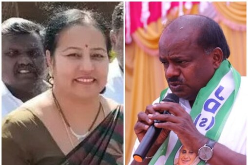 ಭವಾನಿ ರೇವಣ್ಣ- ಎಚ್​ಡಿ ಕುಮಾರಸ್ವಾಮಿ