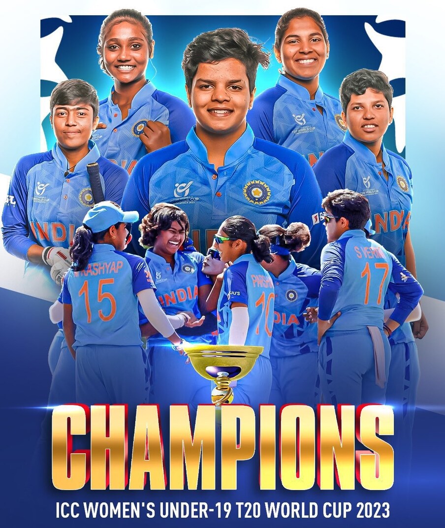  ಮೊದಲ ಆವೃತ್ತಿಯ ಐಸಿಸಿ ಅಂಡರ್ 19 ಮಹಿಳಾ ಟಿ20 ವಿಶ್ವಕಪ್ ಟೂರ್ನಿಯಲ್ಲಿ ಟೀಂ ಇಂಡಿಯಾ ಇಂಗ್ಲೆಂಡ್ ತಂಡವನ್ನು ಮಣಿಸಿ ಚಾಂಪಿಯನ್ ಪಟ್ಟ ಅಲಂಕರಿಸಿದೆ. ಭಾರತದಾದ್ಯಂತ ಟೀಂ ಇಂಡಿಯಾ ಆಟಗಾರರ ಸಾಧನೆಗೆ ಪ್ರಶಂಗೆಗಳ ಸುರಿಮಳೆಯಾಗುತ್ತಿದೆ. ಈ ನಡುವೆ ಕಪ್​​ ಗೆಲ್ಲುವ ಹಿಂದೆ ಟೀಂ ಇಂಡಿಯಾ ಆಟಗಾರರ ಪರಿಶ್ರಮ, ಕ್ರಿಕೆಟ್​ ಮೇಲಿನ ಪ್ರೀತಿ, ಆಟಗಾರರಿಗೆ ಸಿಕ್ಕ ಬೆಂಬಲ ಸೇರಿದಂತೆ ಹಲವು ಅಂಶಗಳ ಬಗ್ಗೆ ವಿಶೇಷ ವರದಿಗಳು ಬರುತ್ತಿವೆ.