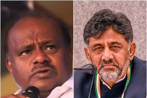 ಡಿಕೆ ಶಿವಕುಮಾರ್​ ಮತ್ತು ಹೆಚ್​ಡಿ ಕುಮಾರಸ್ವಾಮಿ ನಡುವೆ ಟಾಕ್​​ವಾರ್​