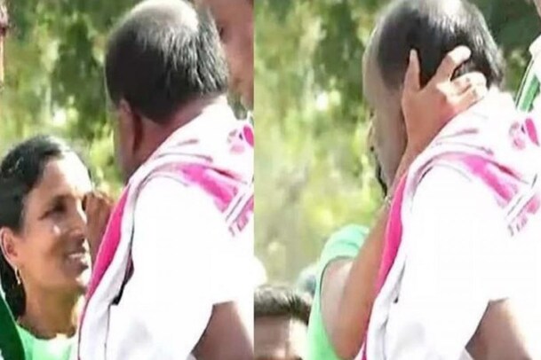 ಪಂಚರತ್ನ ರಥಯಾತ್ರೆ ವೇಳೆ ಹೆಚ್‌ಡಿಕೆಗೆ ಸಿಕ್ತು 'ಮುತ್ತು'! ನಸುನಾಚುತ್ತಲೇ ಮಹಿಳೆ ಹೇಳಿದ್ದೇನು?