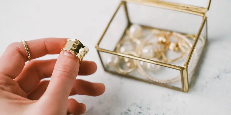 Check often: If you rarely wear jewellery, it is better to check them.  Even if it is locked, the paint will wash off.  So it is better to remove and wipe from time to time.
