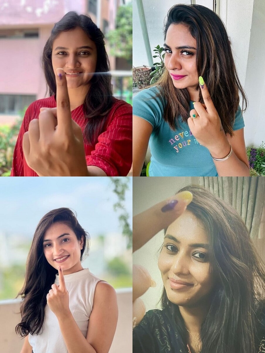  ಮೇ 10 ರಂದು ಯಶಸ್ವಿಯಾಗಿ ಎಲ್ಲೆಡೆ ಮನತದಾನ ನಡೆದಿದೆ. ಕನ್ನಡ ಕಿರುತೆರೆ ಕಲಾವಿದರು ವೋಟ್ ಮಾಡಿ ತಮ್ಮ ಜವಾಬ್ದಾರಿ ಮೆರೆದಿದ್ದಾರೆ. ಫೋಟೋಗಳನ್ನು ನೋಡಿ.