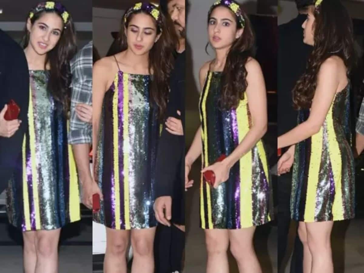 primark sequin dress sara ali khan Hit Or Miss? Sara Ali Khan's Sequin Dress At Simmba's Success Party