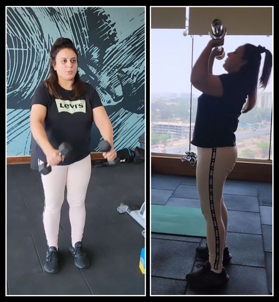 Ghandi Gym Routine Pooja Gandhi: ಮಸ್ತ್ ವರ್ಕೌಟ್ ನಲ್ಲಿ ಮಳೆ ಹುಡುಗಿ ಬ್ಯುಸಿ! ಇದೆಲ್ಲಾ ನೆಕ್ಸ್ಟ್ ...