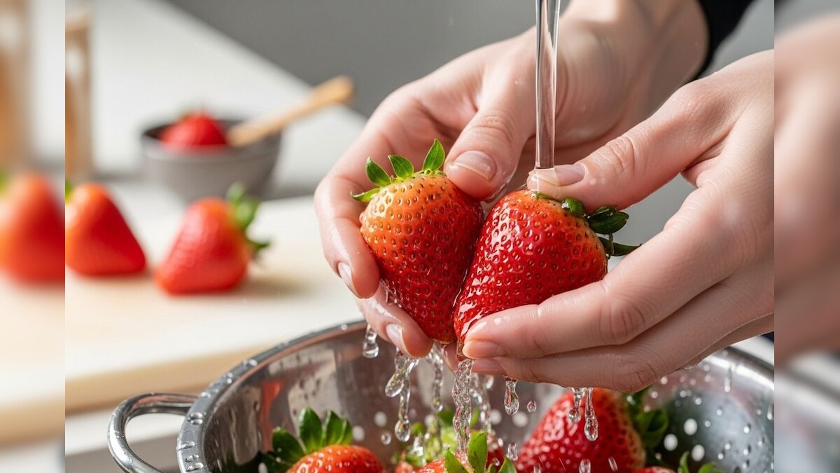Cleaning Fruits: ಕೆಮಿಕಲ್ ಫ್ರೀ ಸ್ಟ್ರಾಬೆರಿ ತಿನ್ನಬೇಕಾ? ಹಾಗಾದ್ರೆ ಈ ಸೀಕ್ರೆಟ್​ ಟಿಪ್ಸ್​ ಫಾಲೋ ಮಾಡಿ!